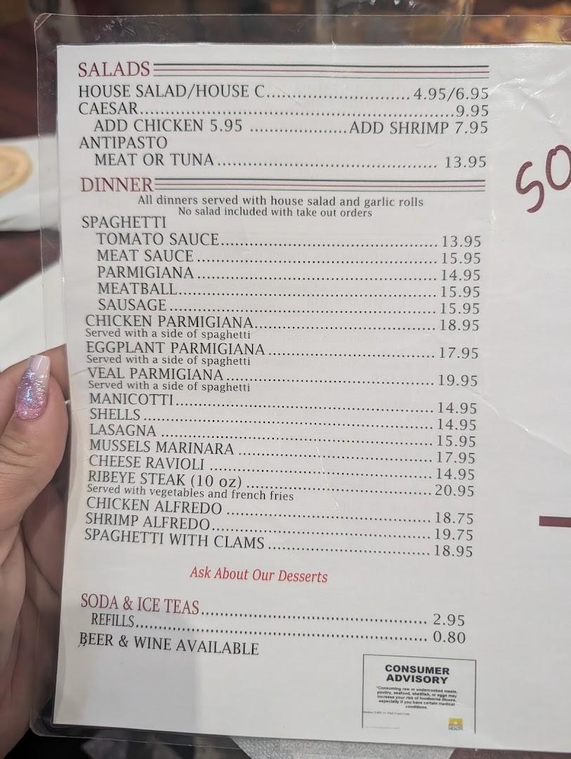 Son of a Pizza Menu image 2